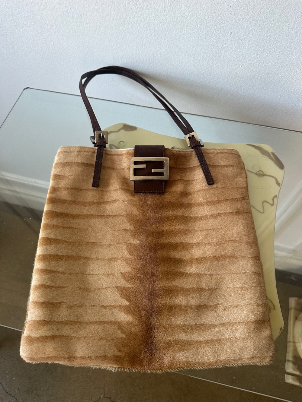 fendi calf hair bag